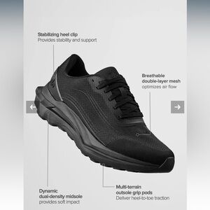 ALO Yoga Black Athletic Shoes